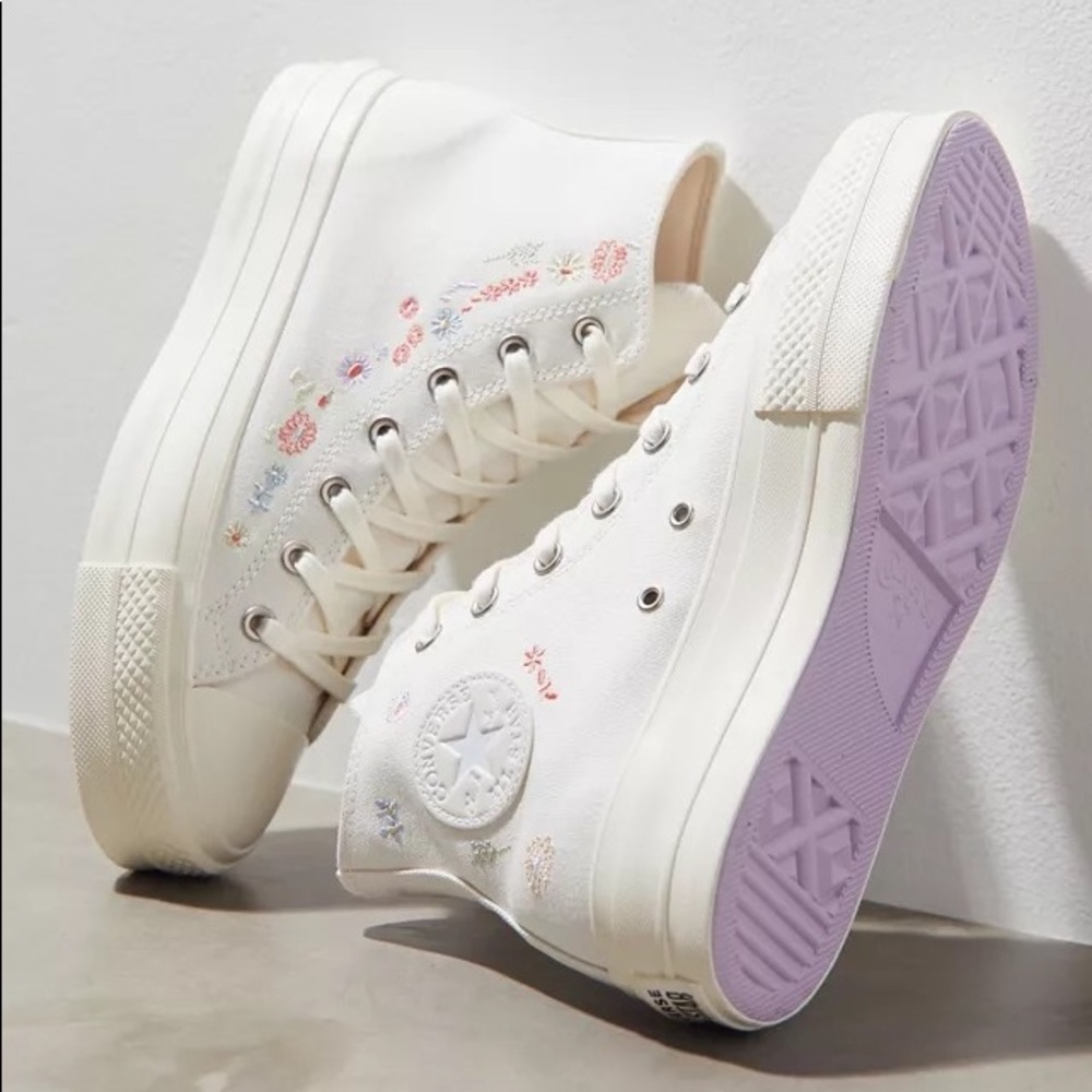 INTEREST CHECK FOR SPRING FLOWER EMBROIDERY CONVERSE!!